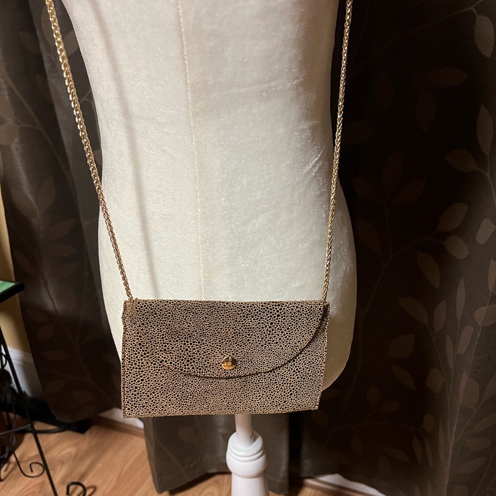 Elegant Tan Clutch Bag